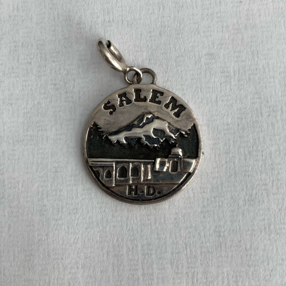 H.D. Salem, Oregon silver charm.